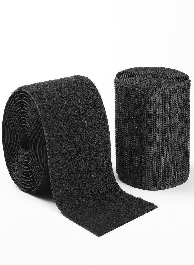 QTBLY 3in x 7ft | Sew On Hook and Loop Strips for Fabric | Non-Adhesive Hook & Loop Roll for Clothes Sewing - Image 1