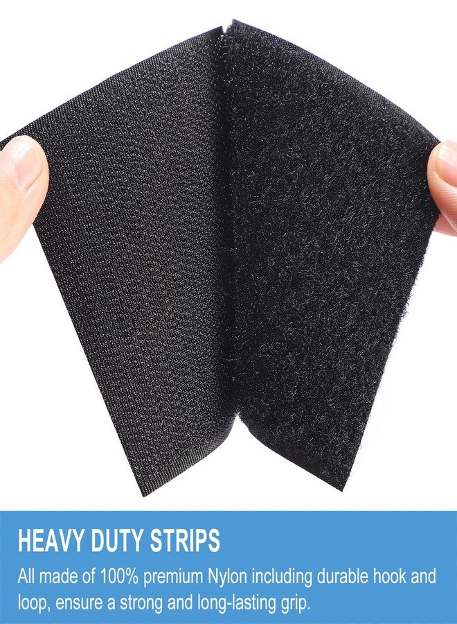 QTBLY 3in x 7ft | Sew On Hook and Loop Strips for Fabric | Non-Adhesive Hook & Loop Roll for Clothes Sewing - Image 4