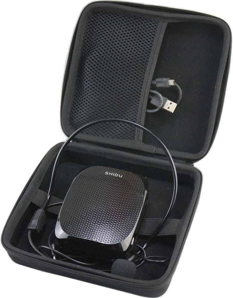 Maoershan Hard EVA Travel Case fits W WINBRIDGE/Zoweetek/SHIDU/Giecy Portable Rechargeable Mini Voice Amplifier Personal PA Speaker Microphone Headset Rechargeable Mini Pa System（Only Case） - Image 1