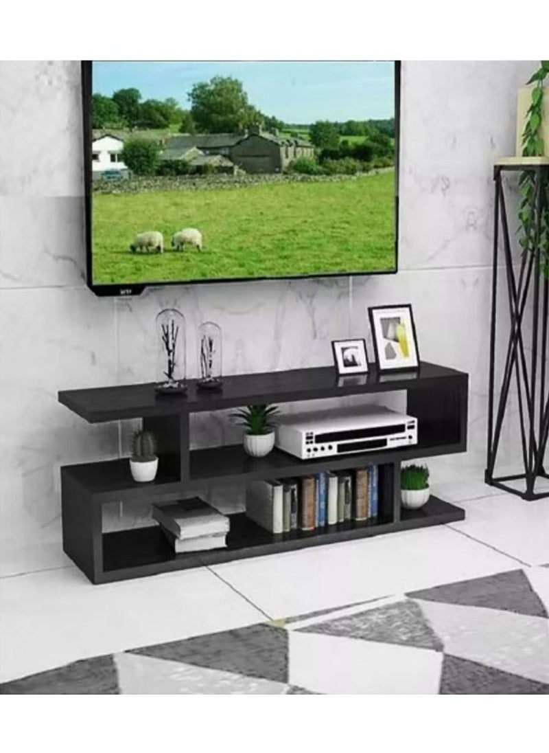MODERN HOME - Modern TV and Coffee Table Living Room Home Furniture Black - Image 1