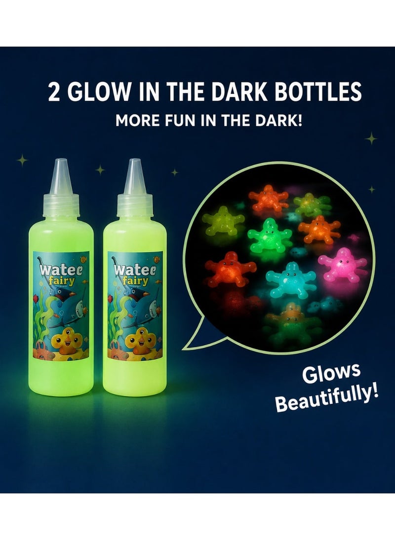 هيروسبيس مجموعة DIY لصنع حيوانات الجيلي المائية من Water Elf مكونة من 16 زجاجة للأطفال، مع صندوق تخزين، لعبة STEM حسية لتنمية الإبداع، هدية للأولاد والبنات من عمر 3 سنوات فأكثر - Image 2