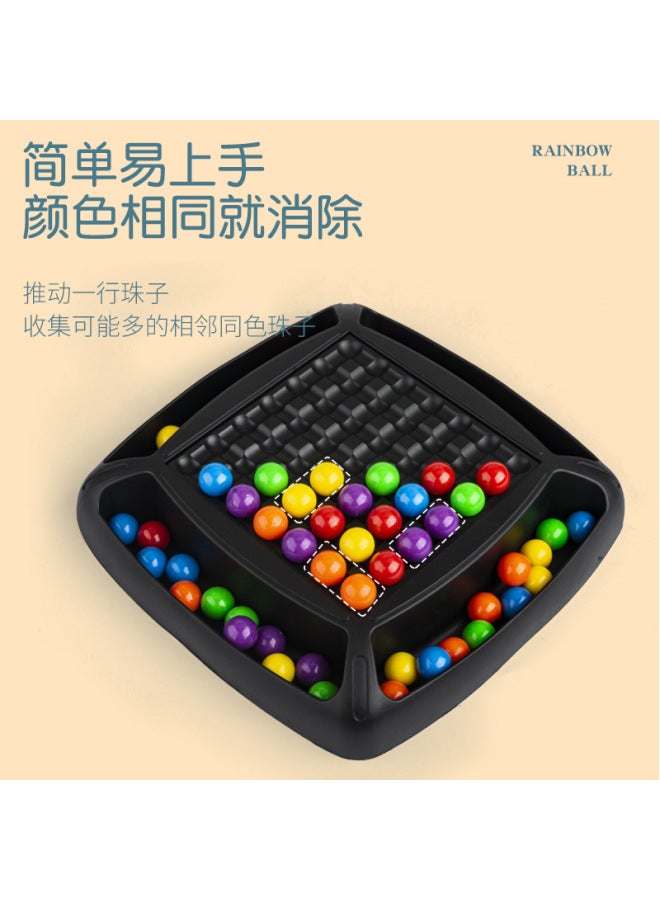 Shake The Sound With A Happy Fun Rainbow Beads Desktop Game Parent-child Interactive Early Education Toy Gift - Image 4