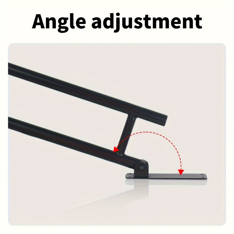 Black Foldable Toilet Safety Rail For Elderly Disabled Grab Handles - Image 4