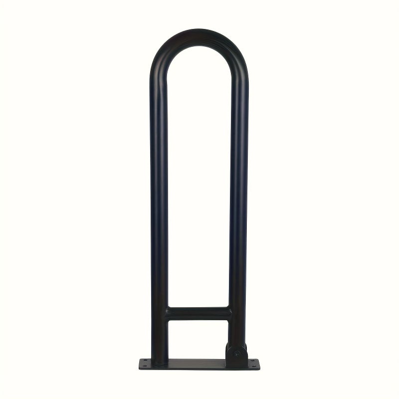 Black Foldable Toilet Safety Rail For Elderly Disabled Grab Handles - Image 1