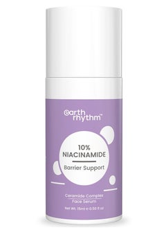 Earth Rhythm 10% Niacinamide Serum Hyaluronic Acid Face Serum For Acne Prone Oily Sensitive Skin 15ml
