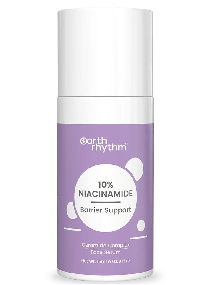 Earth Rhythm - Earth Rhythm 10% Niacinamide Serum Hyaluronic Acid Face Serum For Acne Prone Oily Sensitive Skin 15ml - Image 1