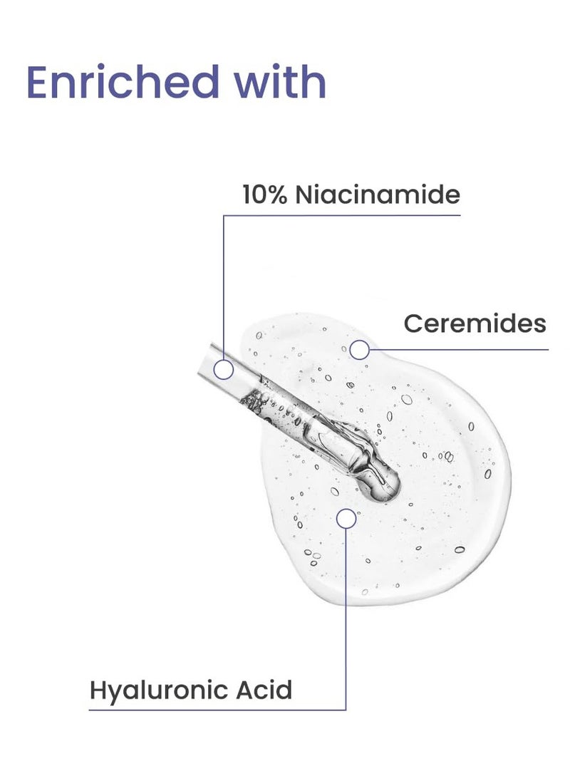 Earth Rhythm - Earth Rhythm 10% Niacinamide Serum Hyaluronic Acid Face Serum For Acne Prone Oily Sensitive Skin 15ml - Image 1