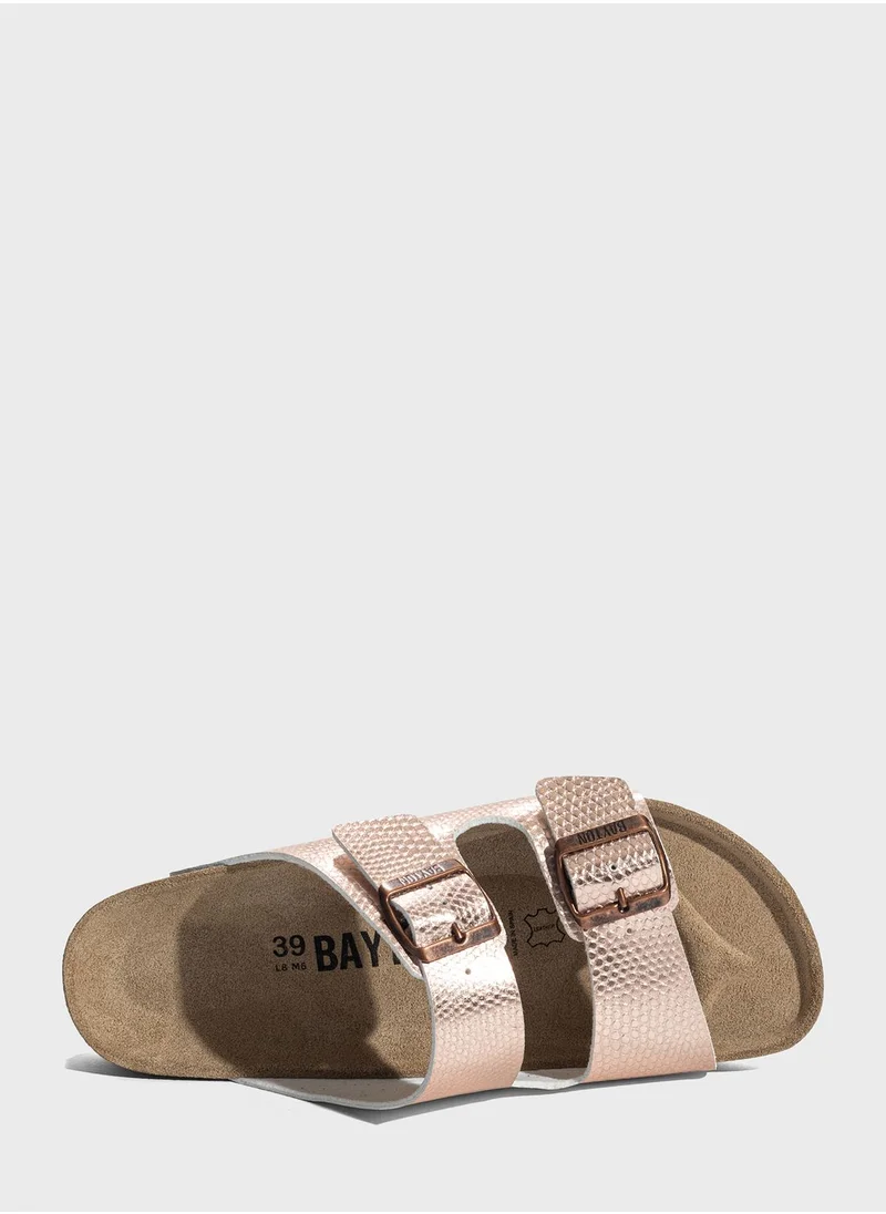 بيتون Tracy Double Strap Flat Sandals