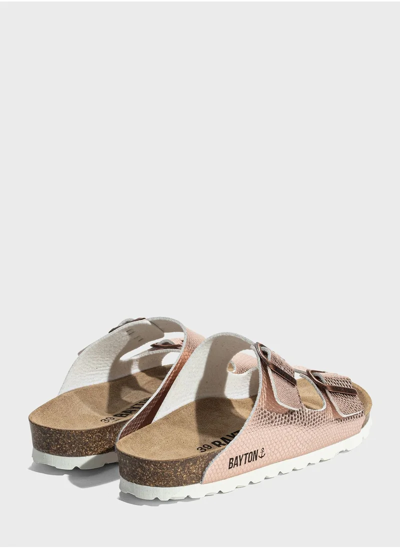 بيتون Tracy Double Strap Flat Sandals