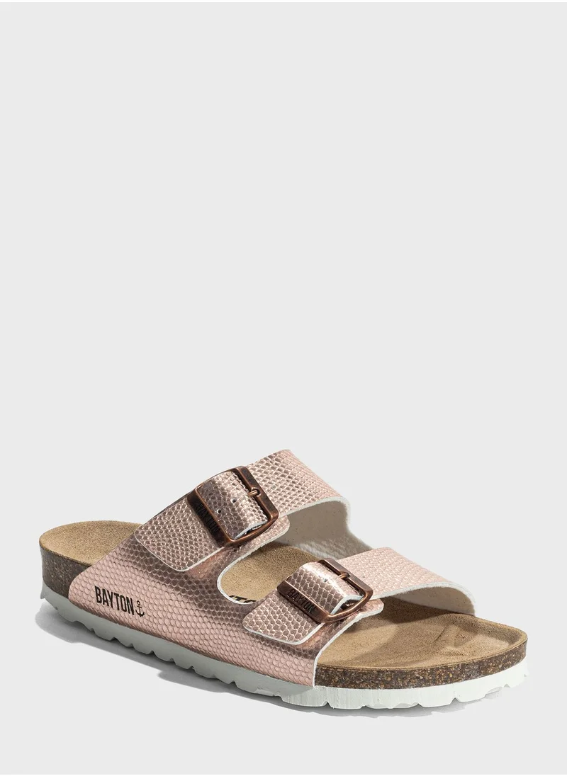 بيتون Tracy Double Strap Flat Sandals
