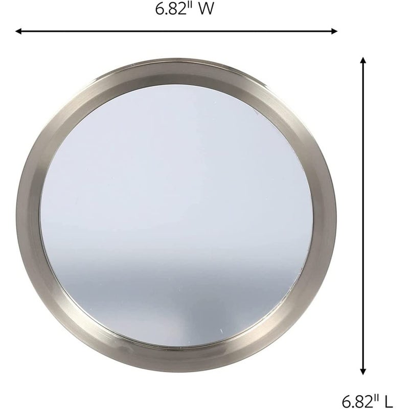Command Bath Mirror, 2-Pack of 1 Mirror and 2 Water-Resistant Strips, Damage Free Bathroom Organization - Image 3