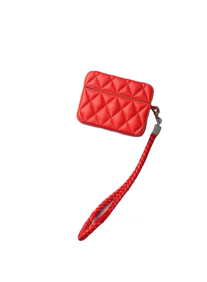 Neutral Outlet Elegant Rhombic Down Jacket Earphone Cover For Apple Airpods Earphone Protective Cover - Image 2