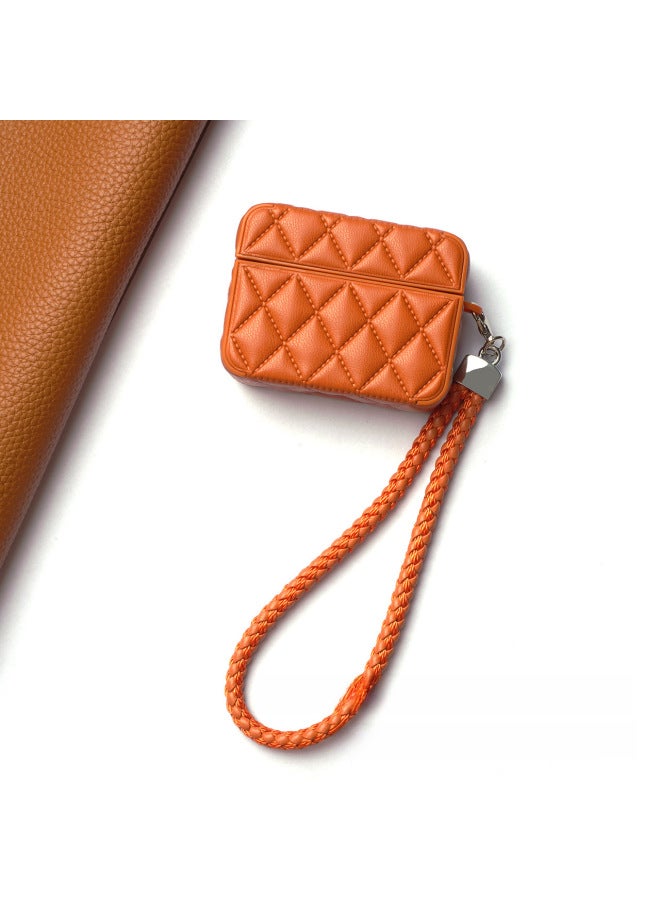 Neutral Outlet Elegant Rhombic Down Jacket Earphone Cover For Apple Airpods Earphone Protective Cover - Image 1