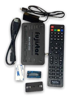 fujistar Fujistar Mini HD-222 Digital Satellite Receiver, Full HD 1080p, 4K Ultra HD  - Image 1