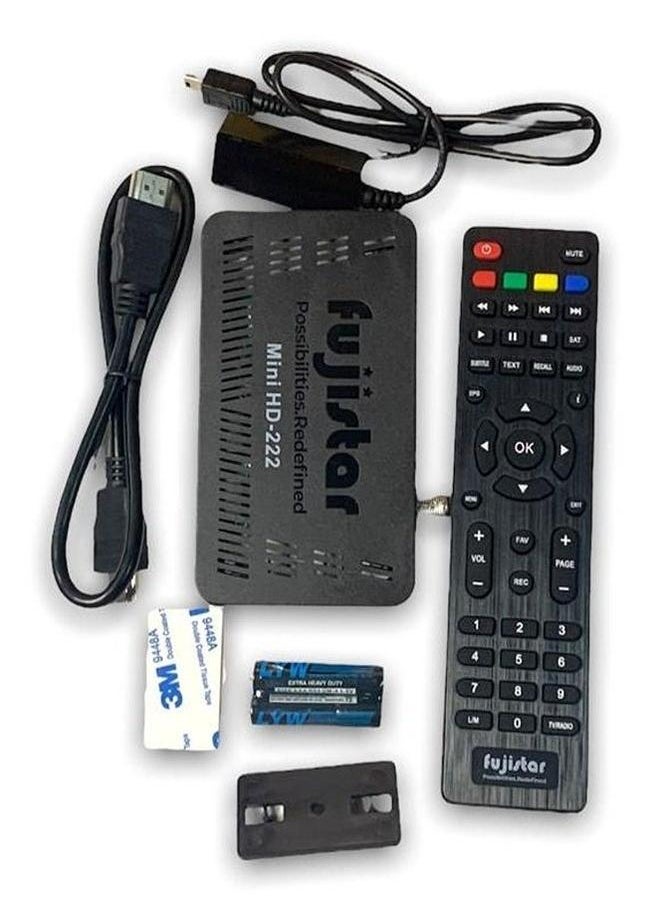 fujistar - Fujistar Mini HD-222 Digital Satellite Receiver, Full HD 1080p, 4K Ultra HD - Image 1