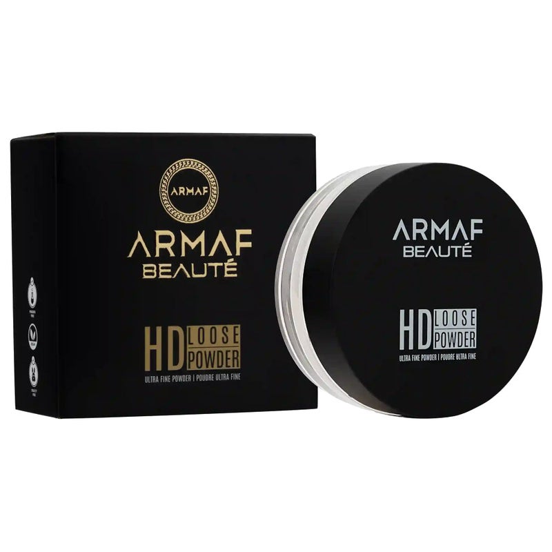 Armaf Beaute Make Up HD Loose Powder Dark 9g, High-Definition, Lightweight, Weightless Formula, Vegan Setting Powder, Matte Finish, Long Lasting Oil Control & Shine-Free Makeup, All Skin Tone - Image 3