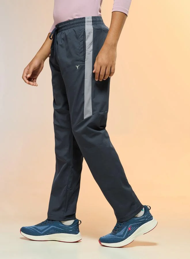 تكنوسبورت Technosport Side Striped Panel Slim Fit Sports Track Pants