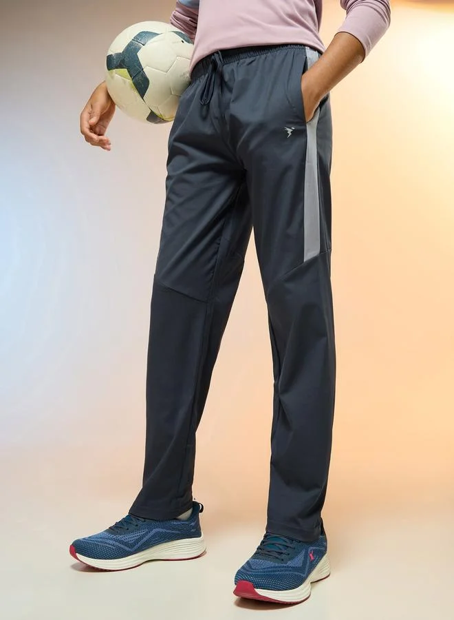 Technosport Technosport Side Striped Panel Slim Fit Sports Track Pants
