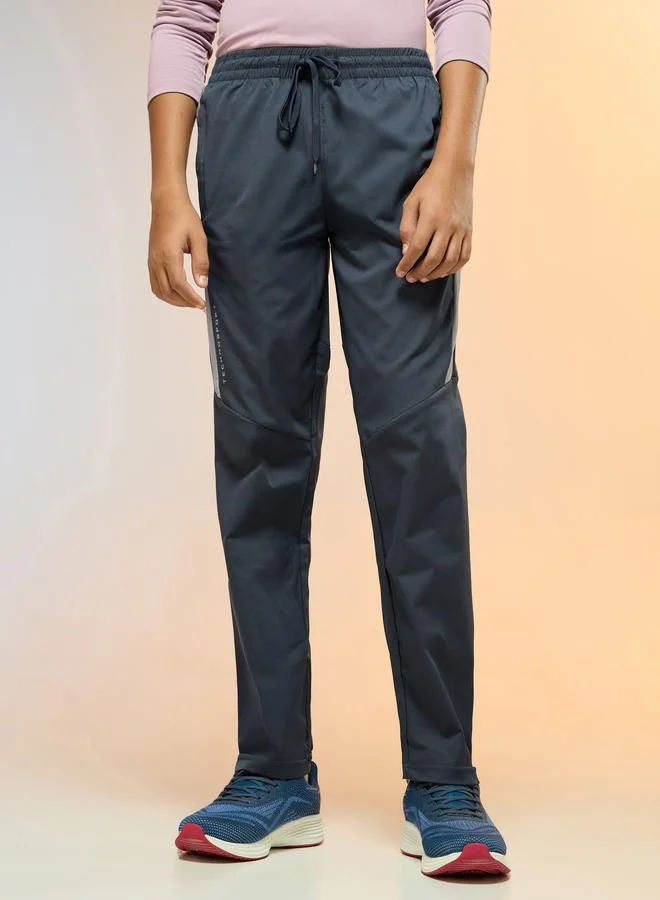 Technosport Technosport Side Striped Panel Slim Fit Sports Track Pants