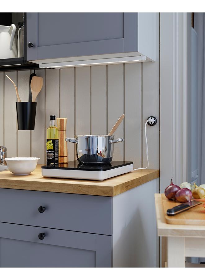 زبون شريط إضاءة LED لأرضية العمل/الجناح مع مستشعر، قابل للتعتيم باللون الأبيض، 80 سم - Image 5