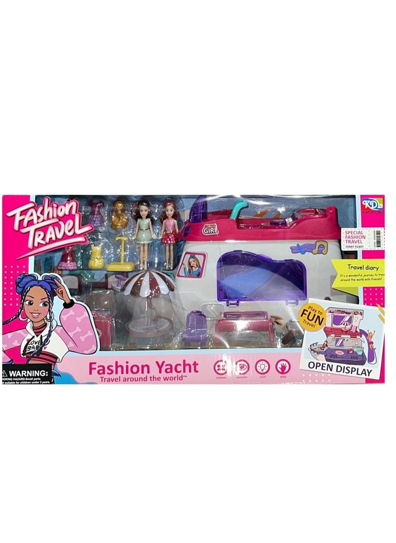 Kaidilong Fashion Yacht Travel Playset K011  - Image 1