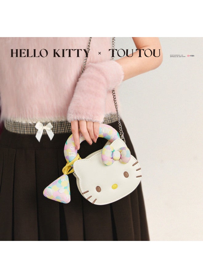 Toutou Sanrio o Kitty Mini Chain Bag Children's Gift Girl Kt Cat Candy White Birthday Gift For Girlfriend - Image 4
