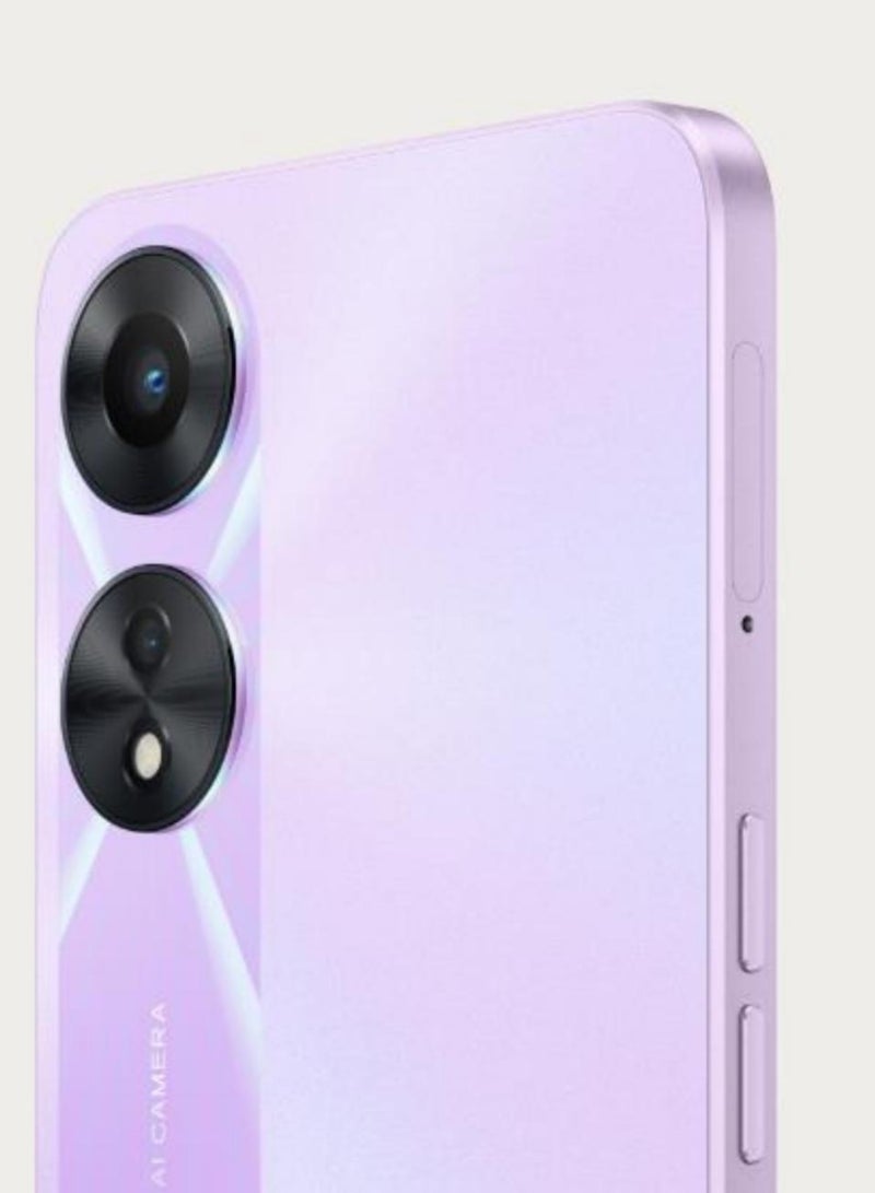 أوبو A78 5G ثنائي الشريحة بنفسجي متلألئ 8 جيجابايت رام 128 جيجابايت - Image 5