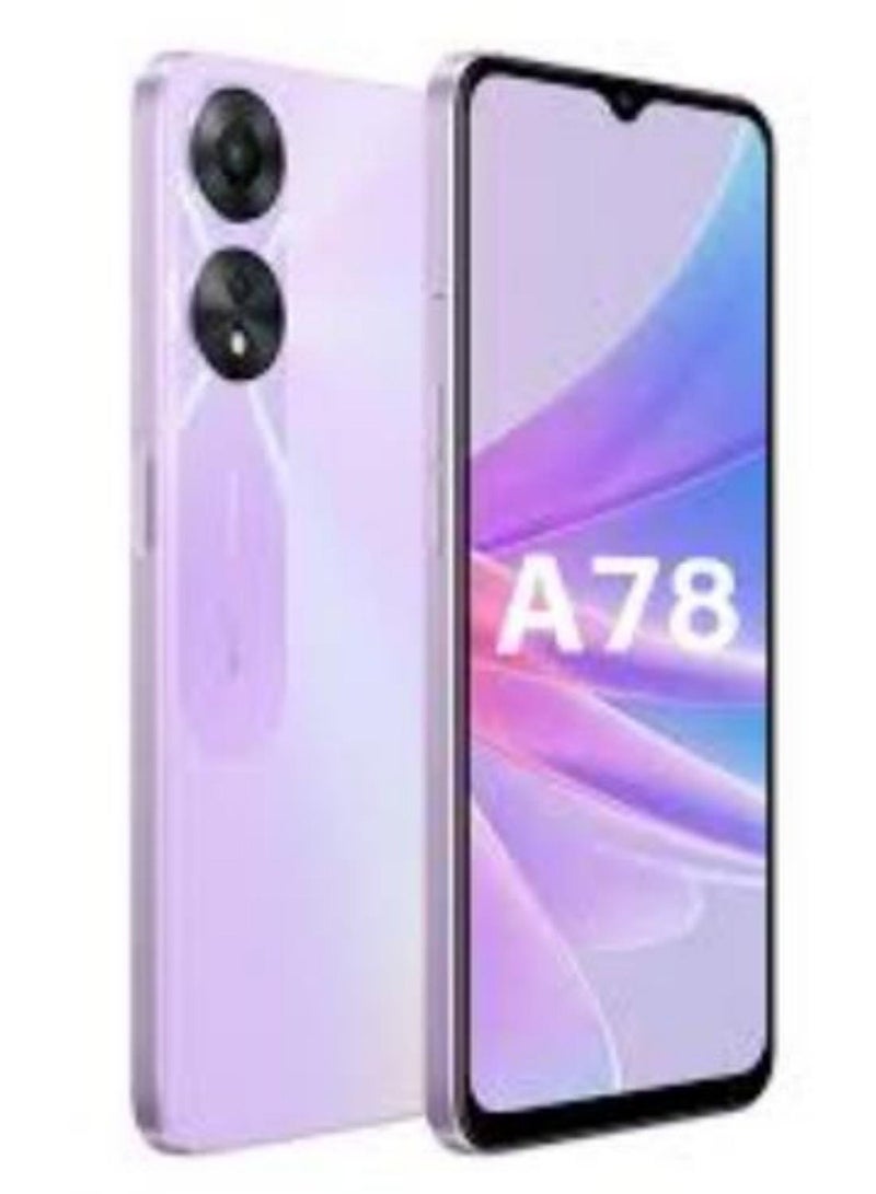 أوبو A78 5G ثنائي الشريحة بنفسجي متلألئ 8 جيجابايت رام 128 جيجابايت - Image 2