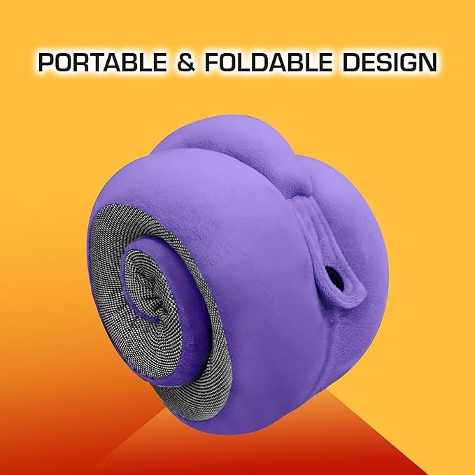 BigPlayer BigPlayer Premium Neck Pillow with Eye Mask and Carry Bag Neck Rest Air Pillow Travel Essential Car Pillow Flight and Travel Accessory Pillow for Neck Pain Relief - Image 5