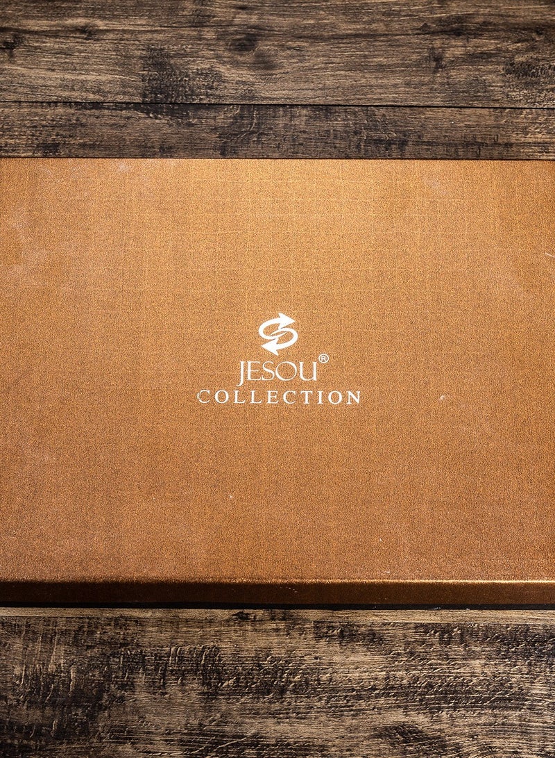 JESOU 5-Piece Elegant Men's Gift Set – Watch, Sunglasses, Leather Wallet, Belt & Keychain – The Perfect Sophisticated Gift - Image 5