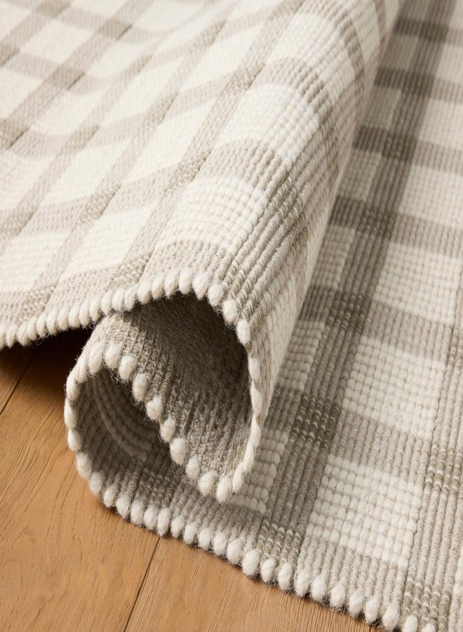 Loloi Magnolia Home by Joanna Gaines Ryder Collection RYD-02 Stone/Ivory 2'-3" x 3'-9" Accent Rug - Image 3