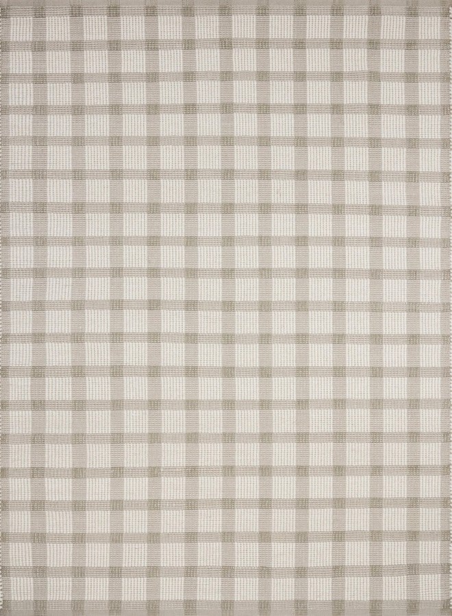Loloi Magnolia Home by Joanna Gaines Ryder Collection RYD-02 Stone/Ivory 2'-3" x 3'-9" Accent Rug - Image 2