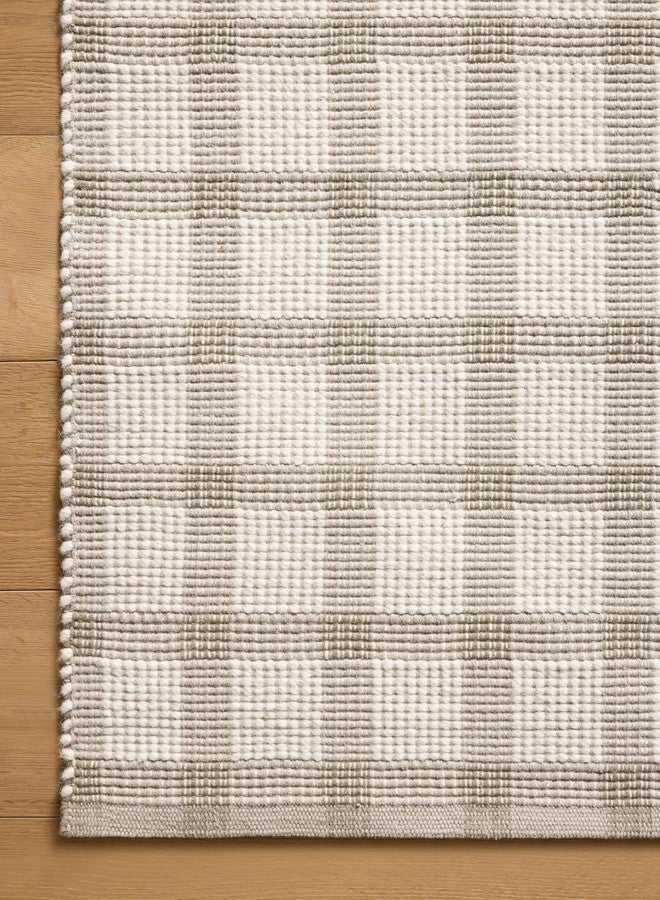 Loloi Magnolia Home by Joanna Gaines Ryder Collection RYD-02 Stone/Ivory 2'-3" x 3'-9" Accent Rug - Image 5