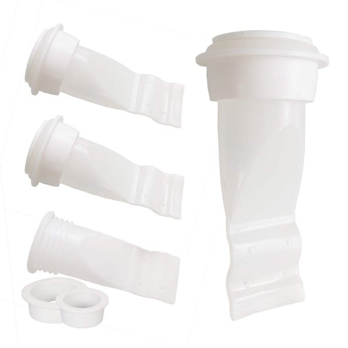 DRAIN BACKFLOW PREVENTER ONE WAY VALVE ADJUSTABLE SILICONE SINK FLOOR DRAIN TRAP FOR PIPES TUBES IN TOILET BATHROOM KITCHEN WHITE4