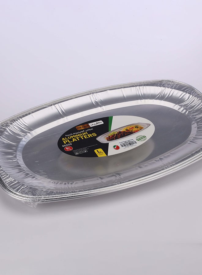 Packwell Aluminum Platters Large 5 pcs Combo