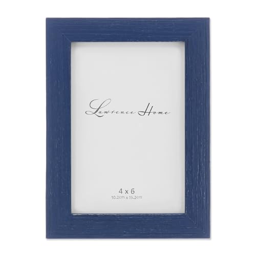 Lawrence Frames Woods 4x6 Charlotte Weathered Navy Blue Picture Frame - Image 3