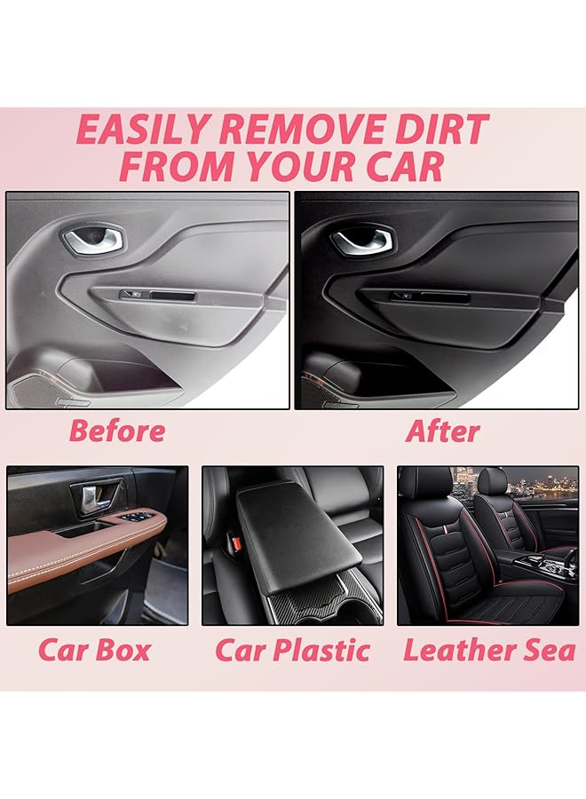 KASTWAVE 2Pcs Cleaner Car Interior - 100Ml Car Interior Cleaner, Interior Detailer Spray, All Purpose Car Cleaner, Removes Stubborn Dirt, Vehicle Interior Polish, Interior Detailer Spray - Image 4