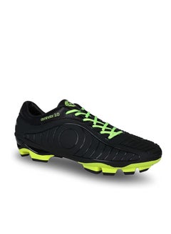 Nivia Dominator 2.0 Football Shoes (Black, 9 UK/ 10 US/ 43 EU) | Thermoplastic Polyurethane | Moulded Insole | Minimal Water Absorption/Water Proof  - Image 1