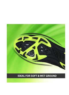 Nivia Dominator 2.0 Football Shoes (Black, 9 UK/ 10 US/ 43 EU) | Thermoplastic Polyurethane | Moulded Insole | Minimal Water Absorption/Water Proof  - Image 4