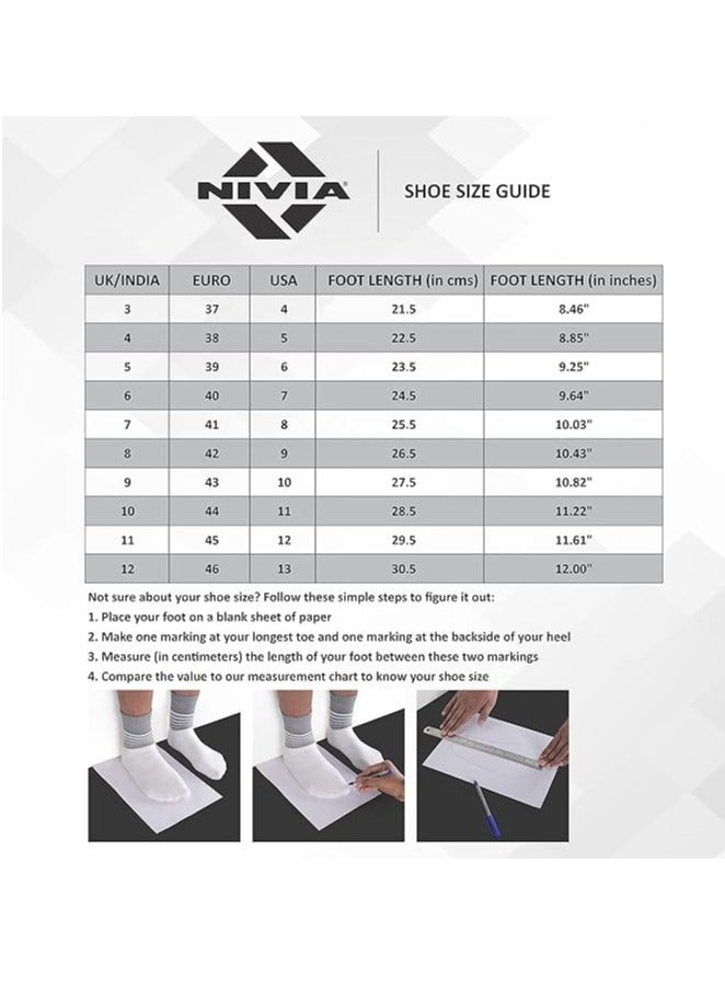 Nivia Dominator 2.0 Football Shoes (Black, 9 UK/ 10 US/ 43 EU) | Thermoplastic Polyurethane | Moulded Insole | Minimal Water Absorption/Water Proof - Image 5