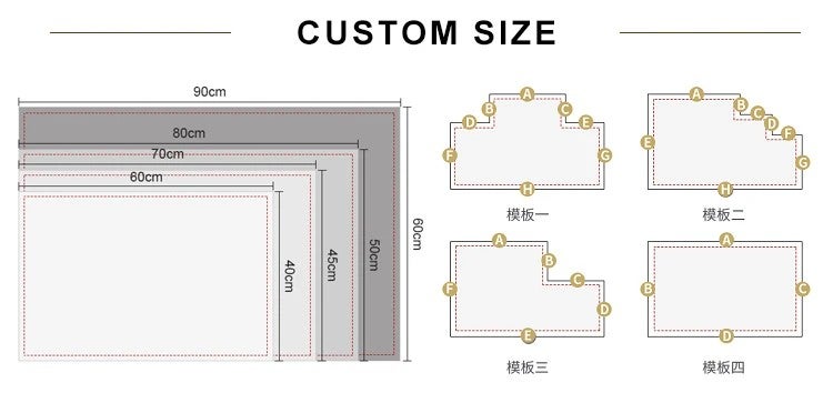 Y&D Modern Anti-Slip Bath Mat - Quick Drying Super Absorbent Polyester Bathroom Rug, Washable for Home/Hotel - Image 1