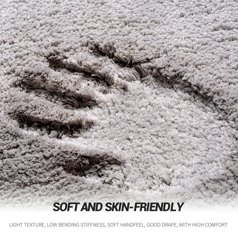 Y&D Modern Anti-Slip Bath Mat - Quick Drying Super Absorbent Polyester Bathroom Rug, Washable for Home/Hotel - Image 3