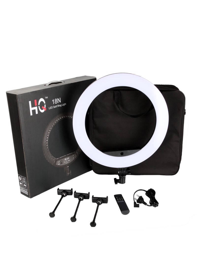 HQ 18N 18 Inch LED Photography Soft Ring Light With Tripod Stand  - Image 2