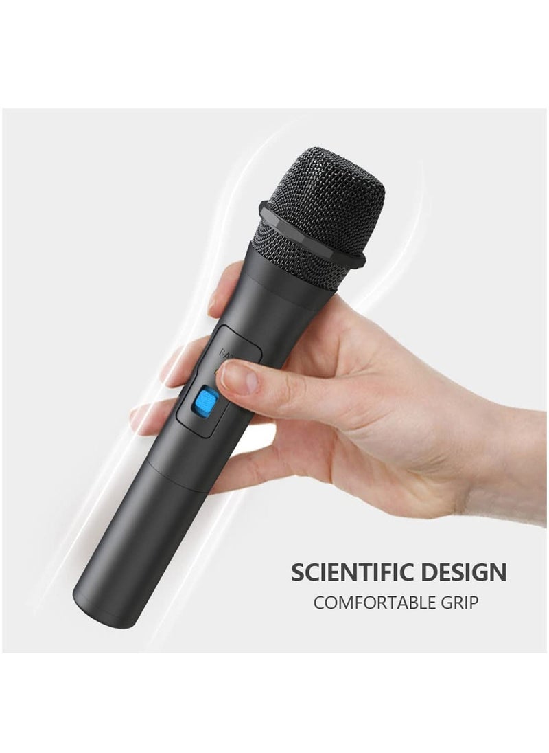 Flash Hawk - Wireless Microphone,Universal Handheld Karaoke Mic Speaker, Over 110 DB Outdoor Indoor Cordless Microphone System with USB Reciver for Singing,Karaoke,Speech,Wedding - Image 1