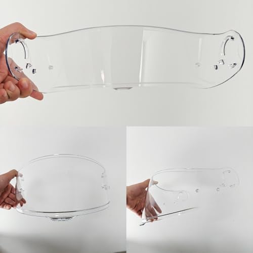 YMTSGEQ GT-Air 3 Helmet Visor Replacement.CNS-1C Helmet Face Shield UV Protection Compatible with GT-Air 3 (Clear) - Image 2