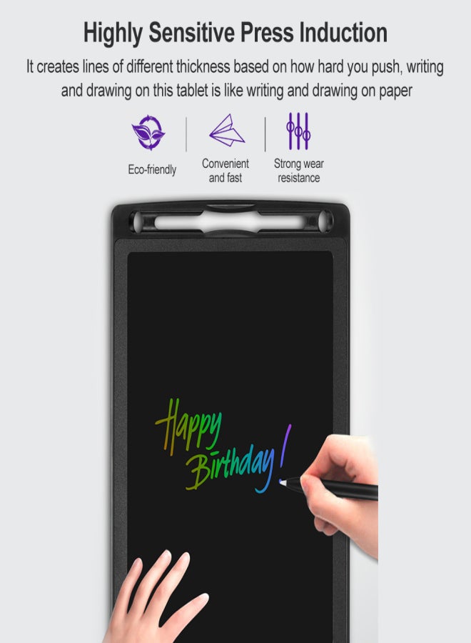 8.5 inch LCD Drawing Tablet Portable Digital Writing Pad LCD Colorful Screen Partial Erasable Drawing Pad with Stylus Pen Blue - Image 5