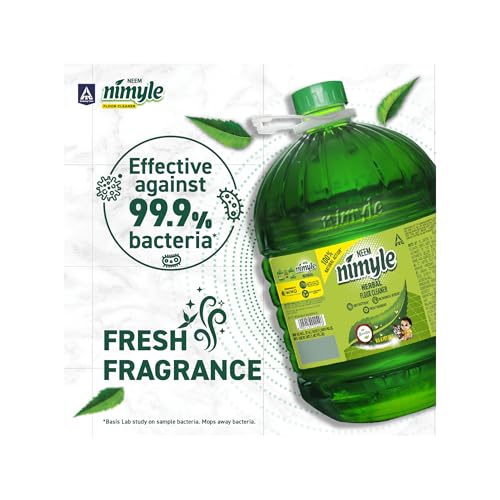 Nimyle Eco Friendly Floor Cleaner Herbal 4.8L | Power of Neem | 99.9% Anti-Bacterial Protection | Bulk Value Pack | Safe for Kids & Pets | Try Nimeasy Dishwash & Nimwash - Image 2