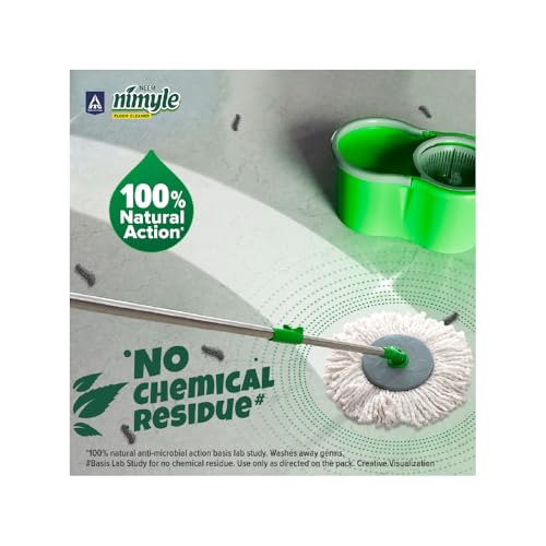 Nimyle Eco Friendly Floor Cleaner Herbal 4.8L | Power of Neem | 99.9% Anti-Bacterial Protection | Bulk Value Pack | Safe for Kids & Pets | Try Nimeasy Dishwash & Nimwash - Image 3