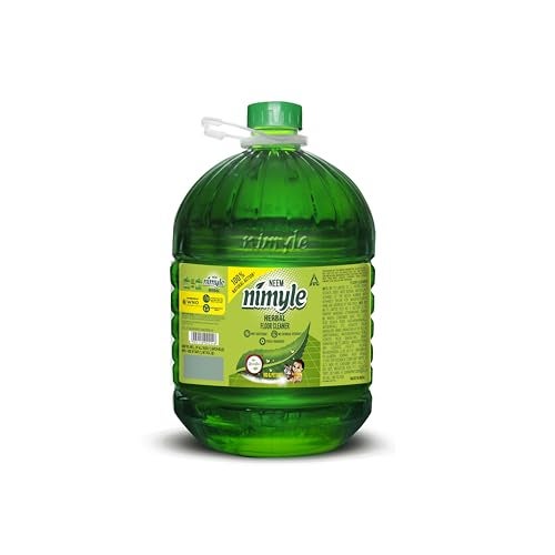 Nimyle Eco Friendly Floor Cleaner Herbal 4.8L | Power of Neem | 99.9% Anti-Bacterial Protection | Bulk Value Pack | Safe for Kids & Pets | Try Nimeasy Dishwash & Nimwash - Image 1