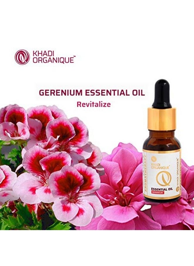 Khadi ORGANIQUE - Geranium Essential Oil15Ml - Image 1